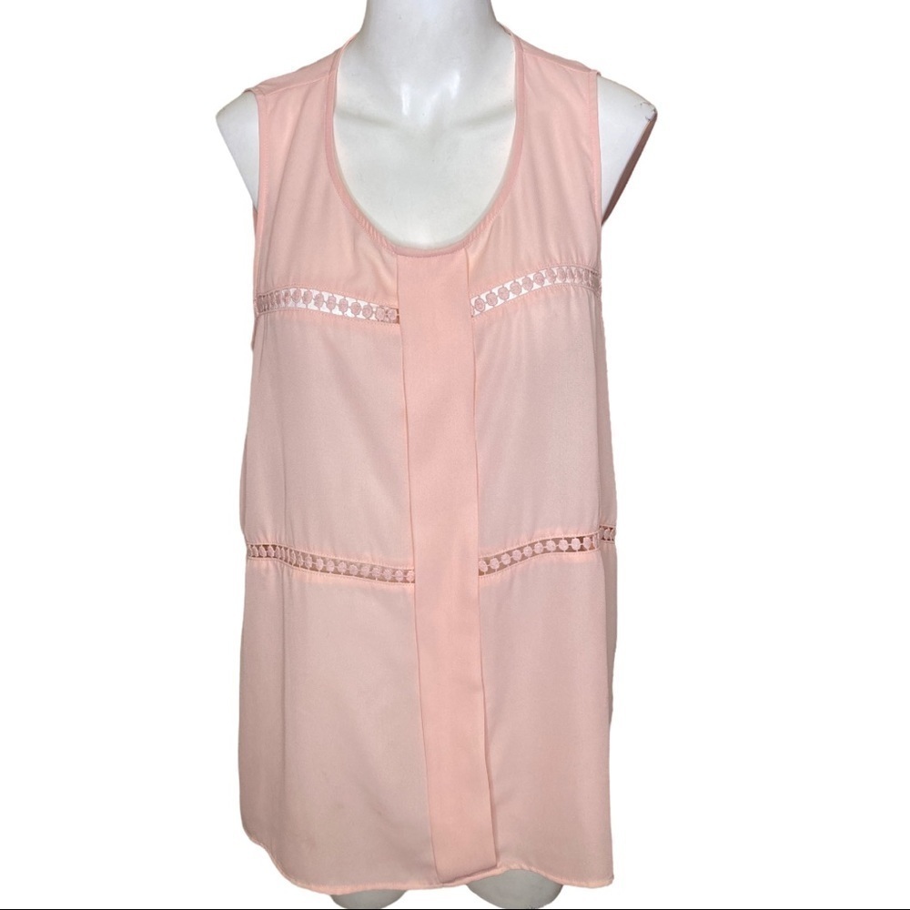 Pleione Peach Blouse Size Medium